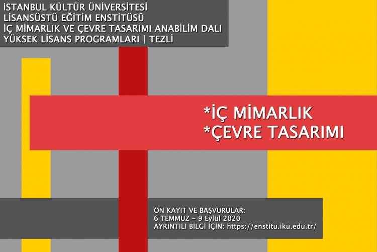 İç Mimarlık ve Çevre Tasarımı Anabilim Dalı 