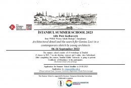 İstanbul Summer School 2023